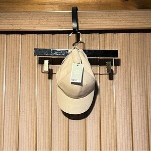 Classic Simple Nude Baseball Hat with Metal Closure One Size 50% Recycled Cotton